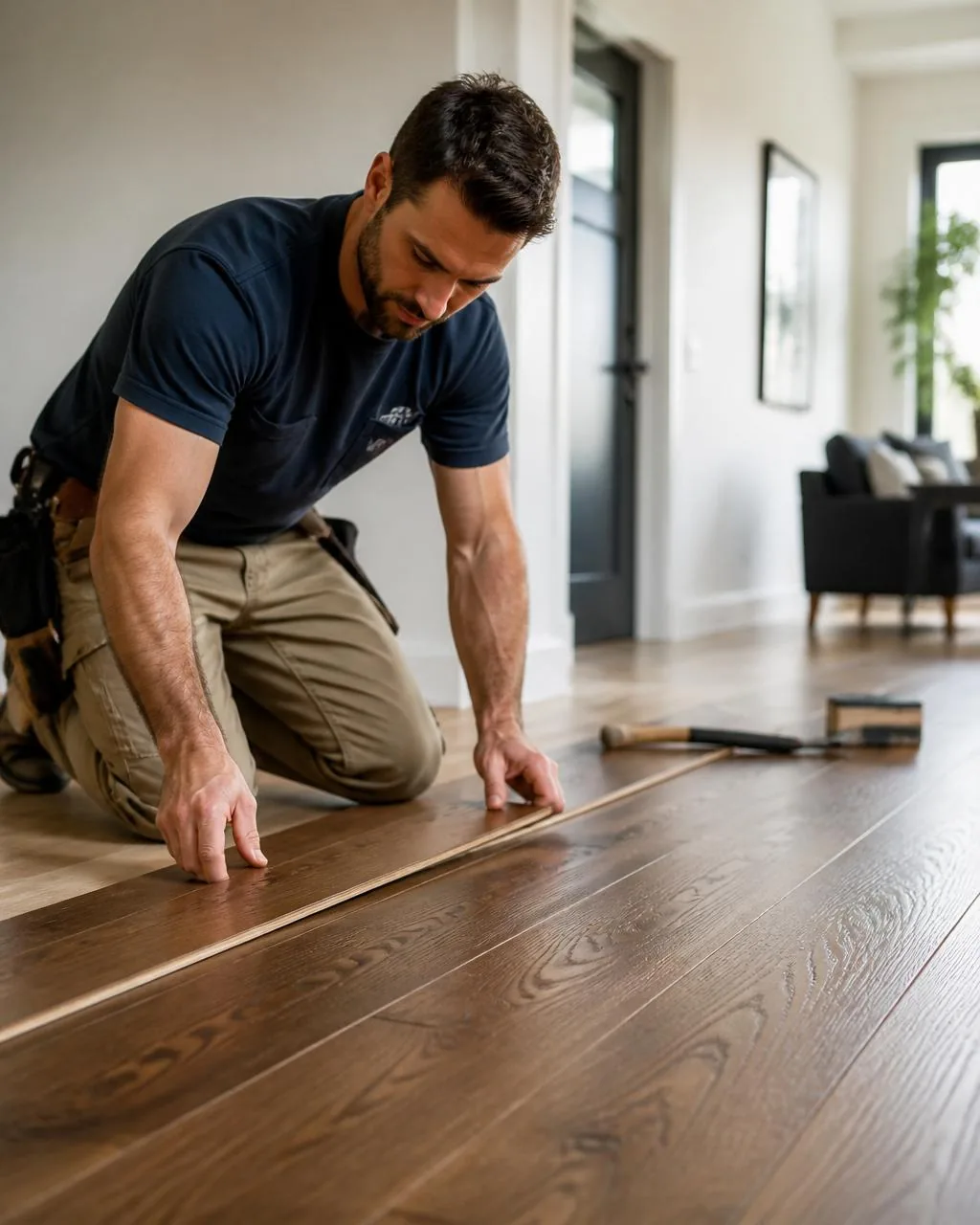 TNT Services craftsman completing a home improvement project