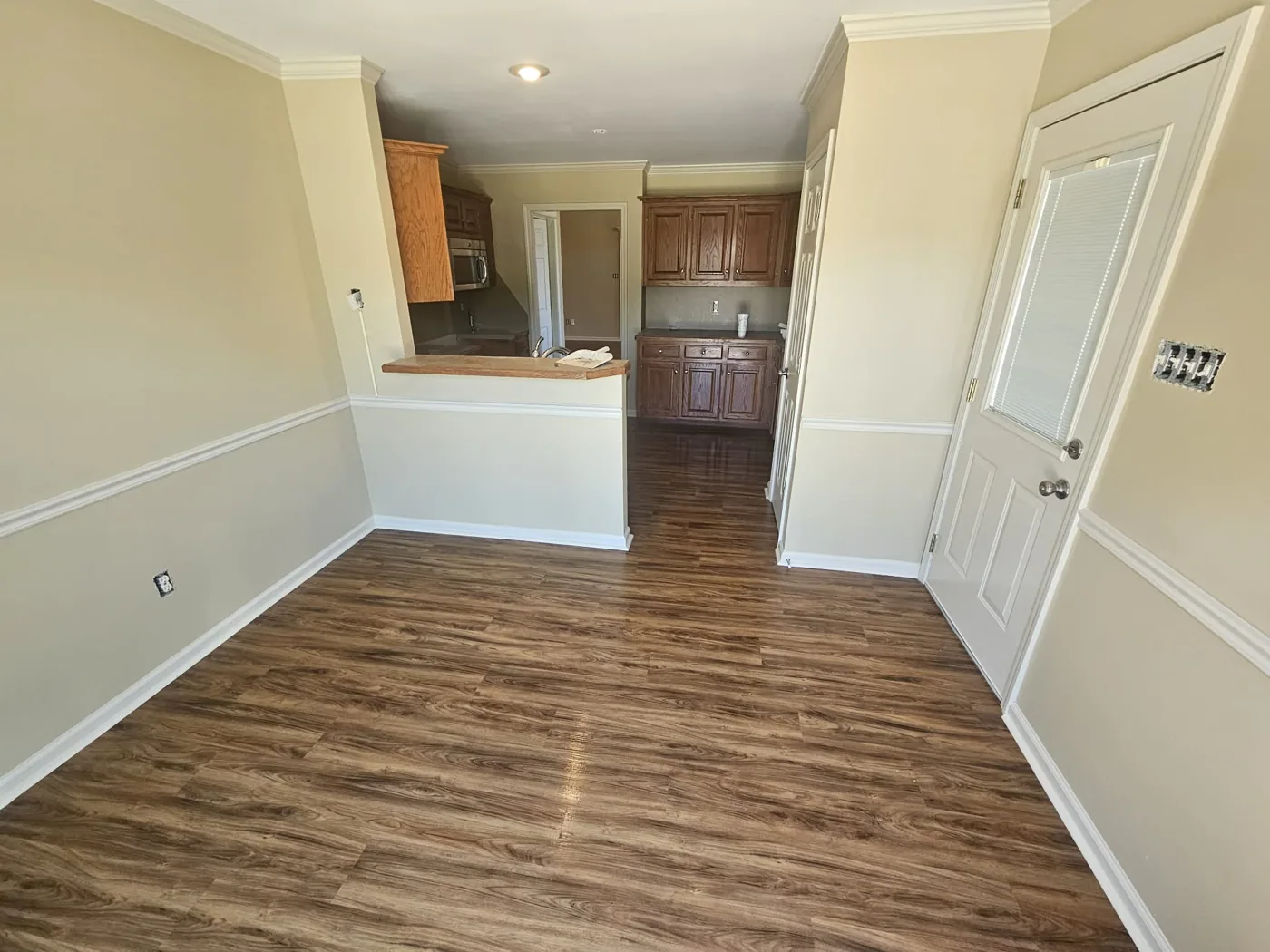 A beautifully remodeled living space showcasing the quality craftsmanship of TNT Services Taylor & Taylor